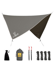 Toldo Impermeable WINKAURA para Hamaca 3.35x2.74m - Camping