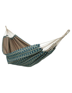 Hamaca Doble Jacquard Sunnydaze 3.07m para 2 Personas Exterior