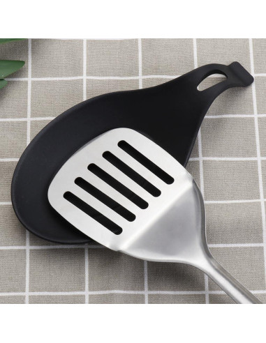 4 Soportes de Silicona para Cucharas EMVANV - Resistente al Calor