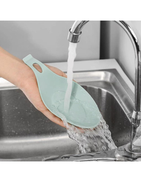 4 Soportes de Silicona para Cucharas EMVANV - Resistente al Calor