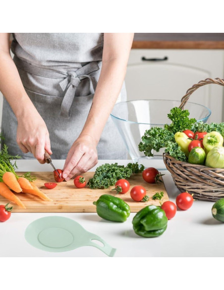 4 Soportes de Silicona para Cucharas EMVANV - Resistente al Calor