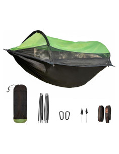 Hamaca de Camping Portátil ANGORA 2.69m x 1.37m Impermeable