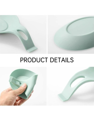 4 Soportes de Silicona para Cucharas EMVANV - Resistente al Calor