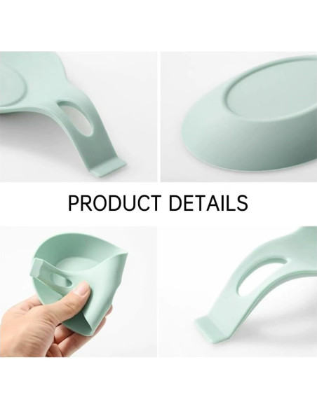 4 Soportes de Silicona para Cucharas EMVANV - Resistente al Calor