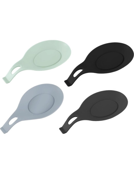 4 Soportes de Silicona para Cucharas EMVANV - Resistente al Calor