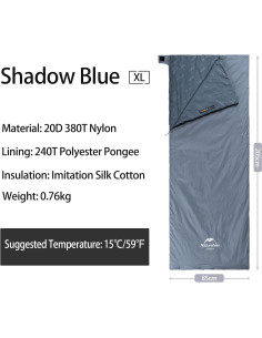 Saco de Dormir Ultraligero Naturehike 3 Temporadas 0.76 kg 2