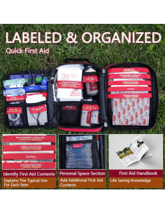 Kit de Primeros Auxilios Homestock Compacto Molle 20x15 cm 2