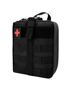 Kit de Primeros Auxilios Táctico JUMAHE 17.99x8x24.99cm Negro