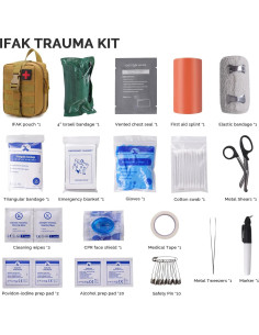 Kit de Primeros Auxilios IFAK Greetmed para Emergencias 0.62 kg 2