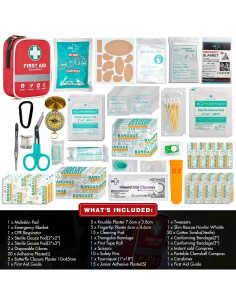 Kit de Primeros Auxilios 130 Piezas SuccorWare - Impermeable y Ligero 2