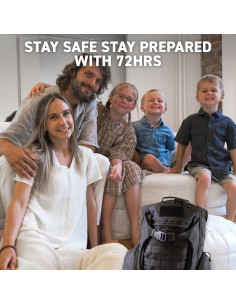 Kit de Supervivencia de Emergencia Deluxe 72 HRS - 2 Personas 2