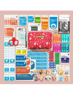 Kit de Primeros Auxilios EVERLIT 200 Piezas para Niños 2