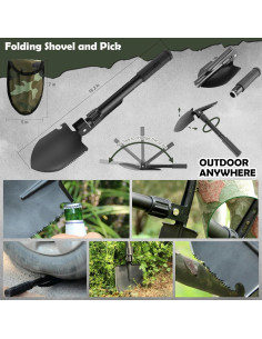 Kit de Supervivencia 320 PCS Dlmd con Primeros Auxilios y Bolsa Molle 2