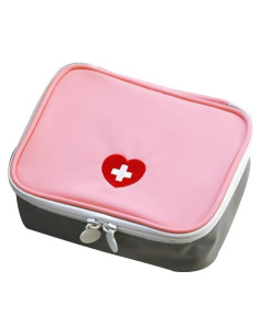 Kit de Primeros Auxilios Mini Rosa Htppzjr para Viaje 14.9x13.6cm