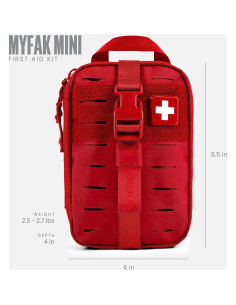 Kit de Primeros Auxilios Mi Medic Mini - Compacto y Ligero Rojo 2