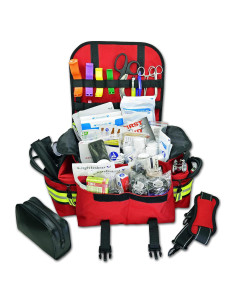 Bolsa de Trauma EMT Lightning X Roja 43x23x28 cm para Primeros Auxilios