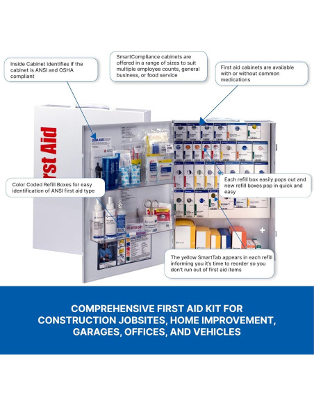 Kit de Primeros Auxilios Solo 226-U para 50 Personas - 191 Piezas
