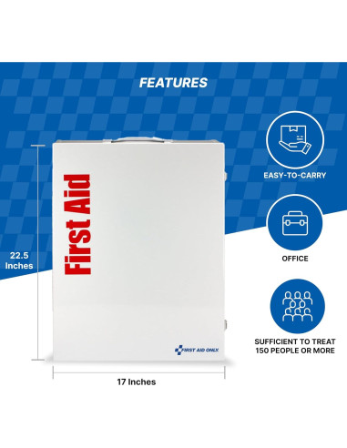 Kit de Primeros Auxilios Solo 226-U para 50 Personas - 191 Piezas