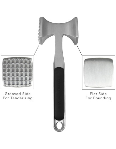 Ablandador de Carne KitchenAid Negro 27,94 cm Multiusos