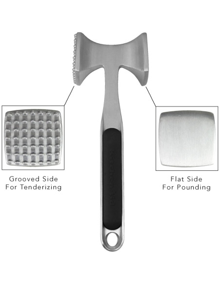 Ablandador de Carne KitchenAid Negro 27,94 cm Multiusos