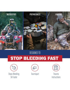 Kit de Trauma Adventure Medical Kits Pro con QuikClot y Torniquete 2