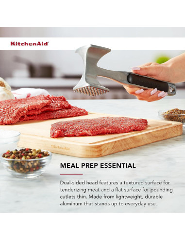 Ablandador de Carne KitchenAid Negro 27,94 cm Multiusos