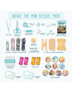 Kit de Primeros Auxilios Compacto EVERLIT Mini Rescue Pack 105 Piezas 2
