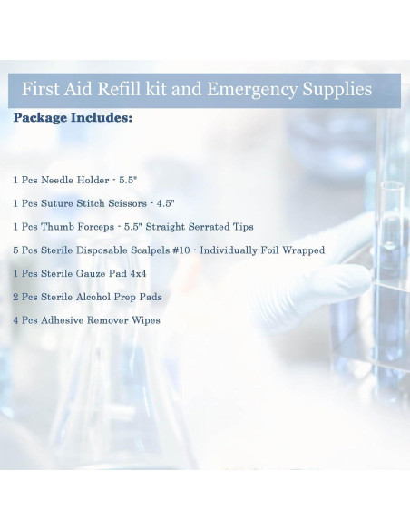 Kit de Primeros Auxilios 15 Piezas A2ZSCILAB - Suministros de Emergencia