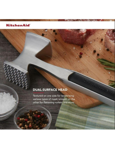 Ablandador de Carne KitchenAid Negro 27,94 cm Multiusos