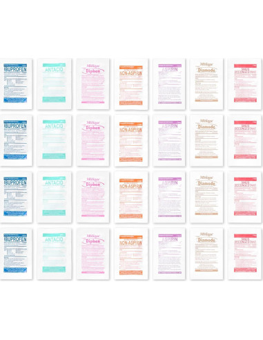 Kit de Primeros Auxilios Compacto MFASCO - 28 Paquetes Medicamentos