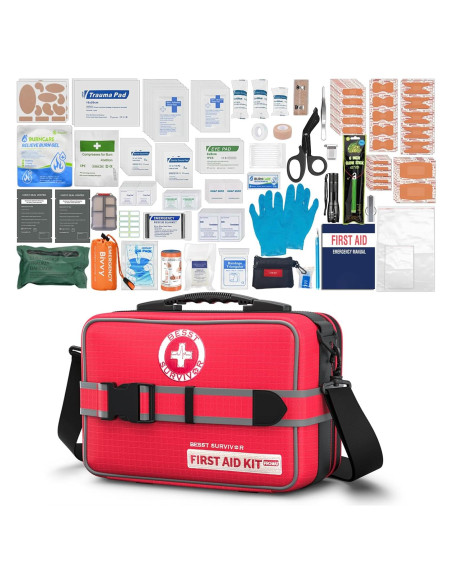 Kit de Primeros Auxilios Besst Survivor Pro Max 401 Piezas Kit de Primeros Auxilios Besst Survivor Pro Max 401 Piezas