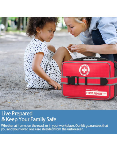 Kit de Primeros Auxilios Besst Survivor Pro Max 401 Piezas