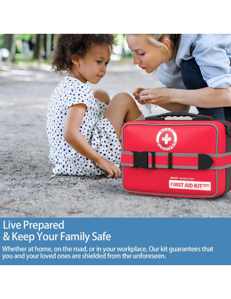 Kit de Primeros Auxilios Besst Survivor Pro Max 401 Piezas Kit de Primeros Auxilios Besst Survivor Pro Max 401 Piezas