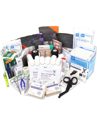 Bolsa Mediana para Primeros Auxilios Lightning X LXMB25 - Azul