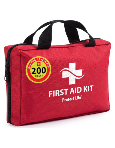 Kit de Primeros Auxilios 200 Piezas Protect Life para Camping