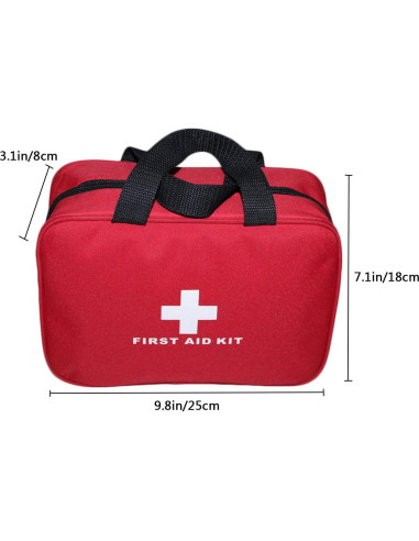 Bolsa de Primeros Auxilios AOUTACC Impermeable Compacta 25x18cm