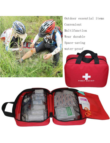 Bolsa de Primeros Auxilios AOUTACC Impermeable Compacta 25x18cm