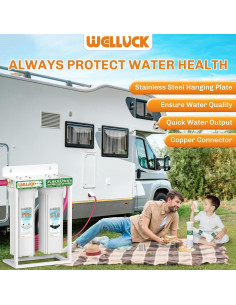 Filtro de Agua Doble Externo WELLUCK para RV 4.23 kg 2