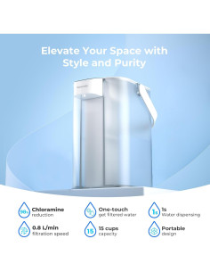 Jarra de Filtro de Agua Eléctrica Waterdrop para Cloramina 2