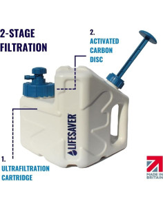 Filtro de Agua Portátil LIFESAVER Cubo 5000UF - Purificador para Camping 2