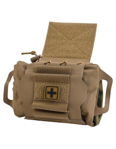 Bolsa IFAK SABADO Marrón Coyote 19x6x29cm Kit Primeros Auxilios