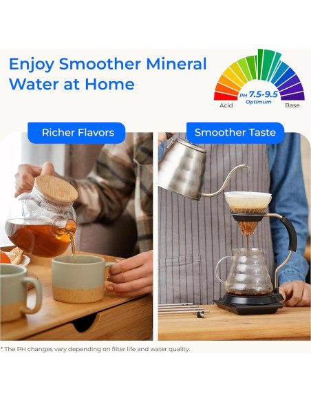 Filtro de Agua Alcalina Waterdrop WD-ALK16, 1.02 kg, Certificado NSF Filtro de Agua Alcalina Waterdrop WD-ALK16, 1.02 kg, Certificado NSF