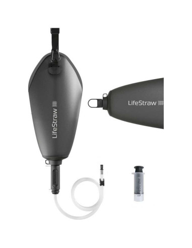 Filtro de Agua por Gravedad LifeStraw Peak 3L Gris Oscuro