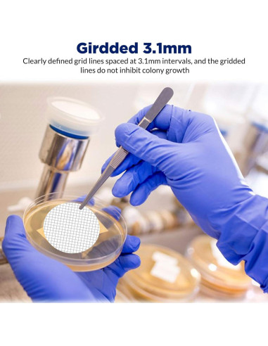 Filtro de Membrana MCE Estéril 47mm 0.45m 100 Unidades