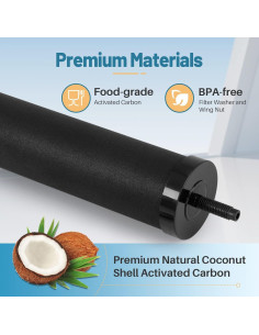 Filtros de Agua ICEPURE BB9-2 para Purificadores Berkey - 4 Unidades 2