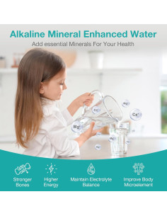 Filtro de Agua Alcalina SimPure T1-100ALK 8 Etapas 100 GPD 2