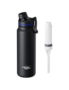 Botella de Agua Filtrada Membrane Solutions C3 32oz Acero Inoxidable