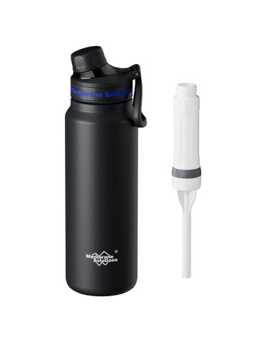 Botella de Agua Filtrada Membrane Solutions C3 32oz Acero Inoxidable
