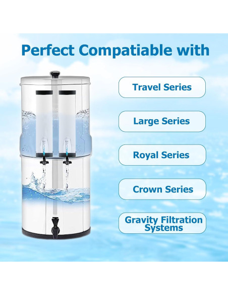 Filtro Cerámico Larayci Reemplazo 2 Unidades para Berkey Filtro Cerámico Larayci Reemplazo 2 Unidades para Berkey