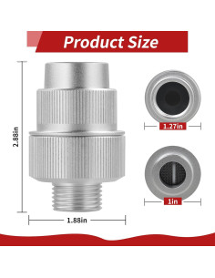 Filtro de Agua para Lavadora LVFEITIN 85470 - 5 Capas Aluminio 2